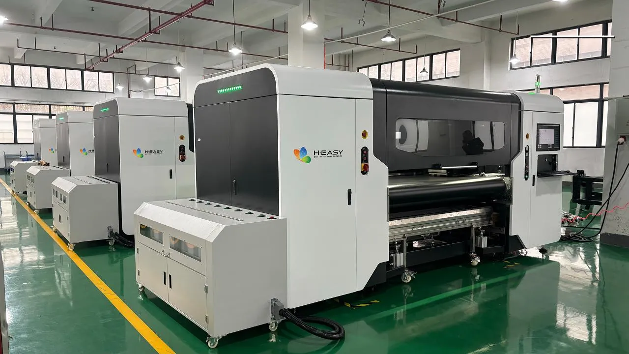 Expertos en la industria de impresión — producción interna de impresoras textiles de H·EASY