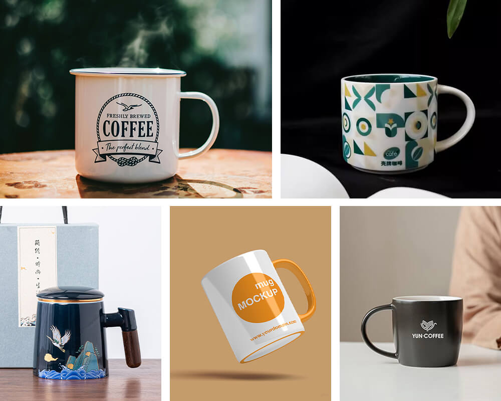 Tazas y recipientes para bebidas, Cerámica y acero inoxidable