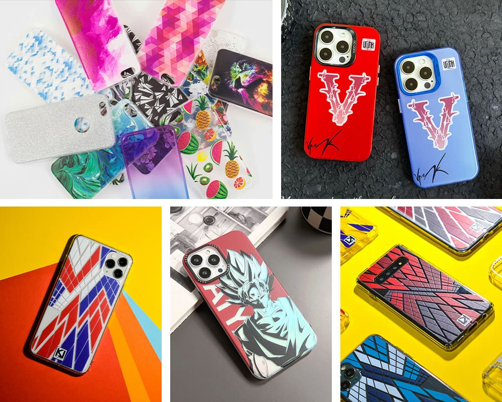 Fundas para teléfono, Cualquier color base y detalles definidos