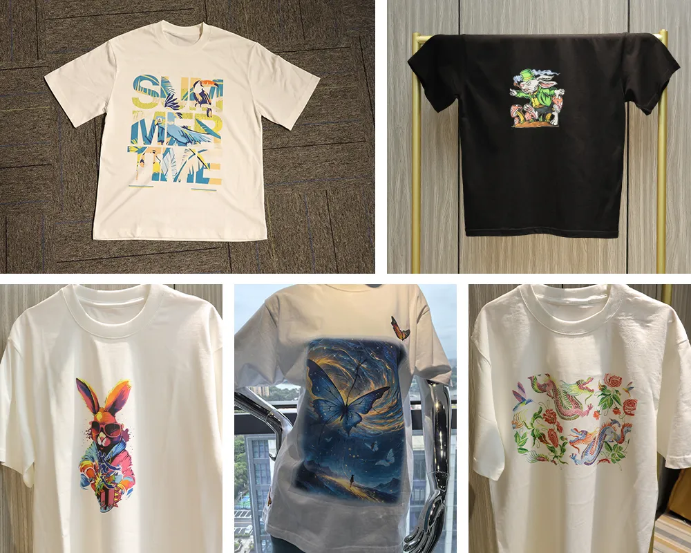 Camisetas, Gráficos para prendas en tiradas cortas y bajo demanda