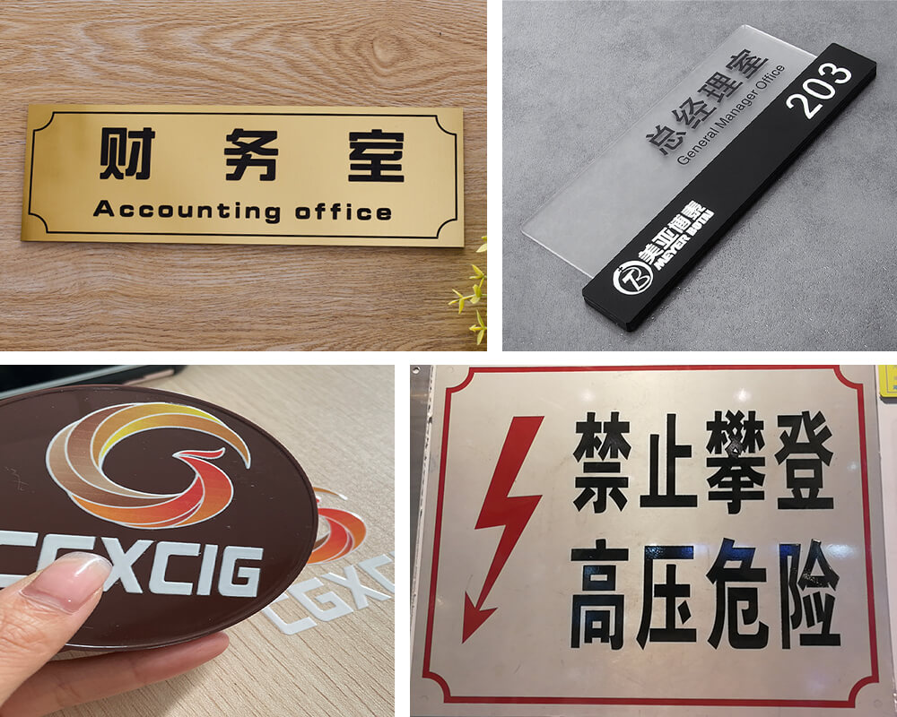 Signage, Rigid signs and display panels