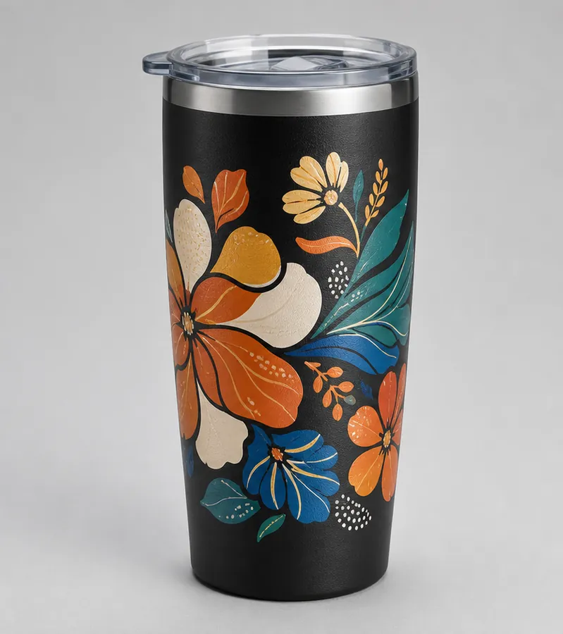 UV-DTF graphic applied to a compatible hard-surface product
