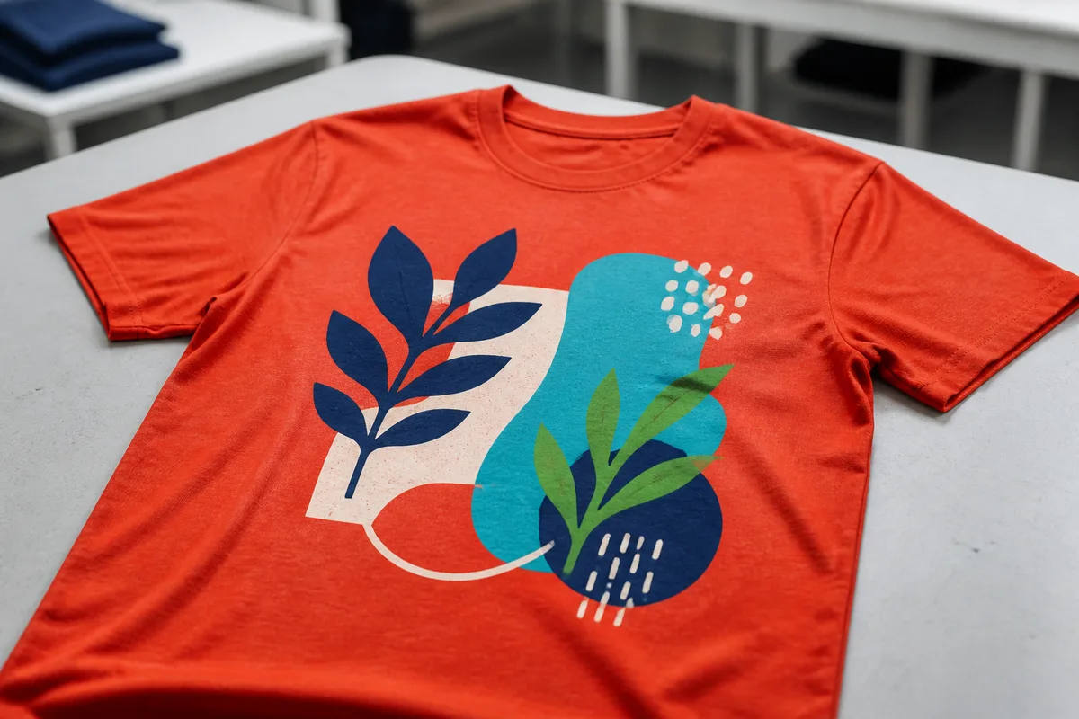 T-Shirts, White underbase and color in one pass: dark and light cotton tees on the same line