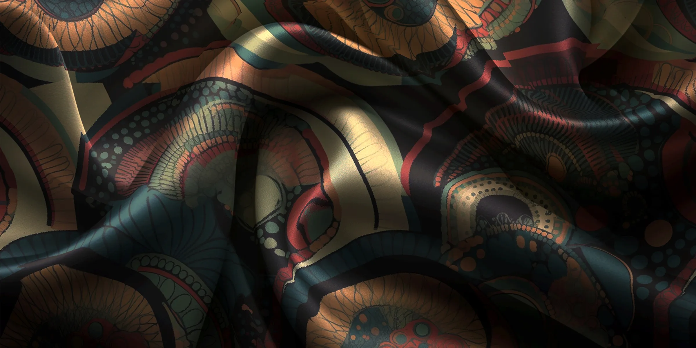 After printing home textiles