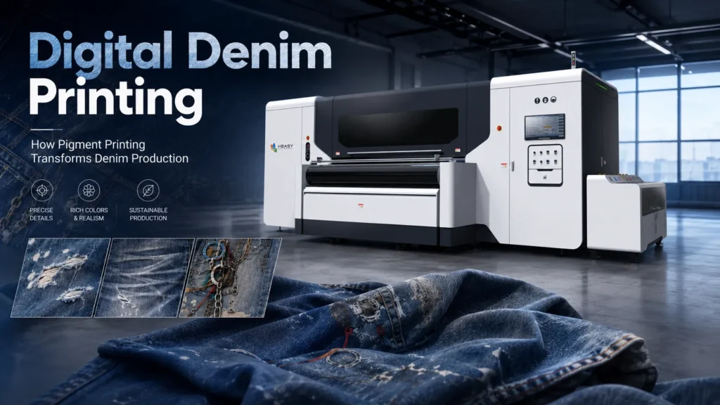 Digital Denim Printing: How Digital Pigment Printing Is Reshaping Denim Production
