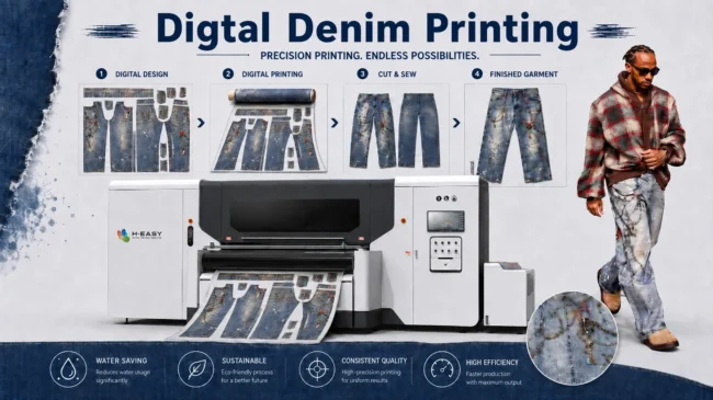 Heasy digital denim printing